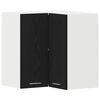 vidaXL Dulap suspendat Lyon Stejar Negru 57 x 57 x 60 cm