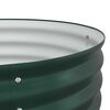 vidaXL Strat înălțat de grădină Verde 320 x 80 x 44 cm Oțel