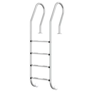 vidaXL Scară de piscină, 54x38x184,5 cm, oțel inoxidabil 304
