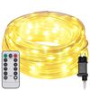 vidaXL Lumină cu sfoară cu 120 LED Alb cald 5 m PVC