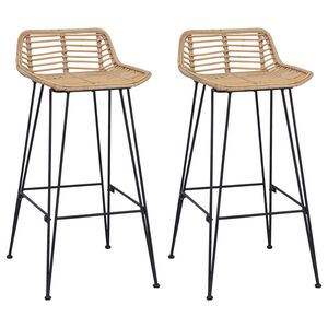 vidaXL Scaun Bar 44 x 46 x 91 cm St&acirc;lp de fier cu diametru de 10 mm
