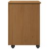 vidaXL Cabinet mobil MOSS Maro Miere 34 x 39 x 56 cm Lemn masiv de pin