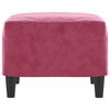 vidaXL Taburet, roșu vin, 60x50x41 cm, catifea