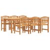 vidaXL Set mobilier de grădină, 7 piese, lemn masiv de tec