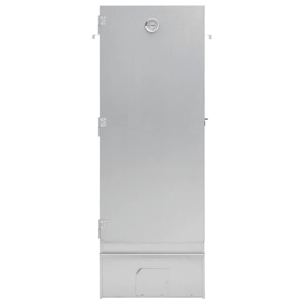 vidaXL Afumătoare grătar cu așchii lemn 44,5x29x110 cm oțel galvanizat