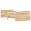 vidaXL Cadru de pat cu sertare, stejar sonoma, 90x190 cm