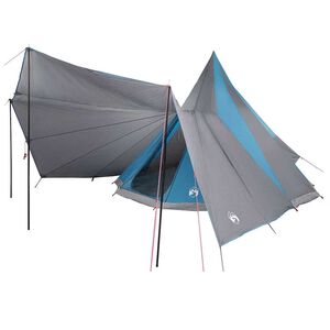 vidaXL Cort Tipi cu acoperiș albastru 510 x 690 x 330 cm tafta