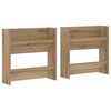 vidaXL Dulap pentru pantofi 2 buc. 60 x 18 x 60 cm Lemn prelucrat