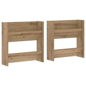 vidaXL Dulap pentru pantofi 2 buc. 60 x 18 x 60 cm Lemn prelucrat