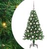 vidaXL Brad de Crăciun cu lumini LED 120 cm 150 LED-uri Alb cald