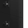 vidaXL Dulap înalt, negru, 60x35x180 cm, lemn prelucrat