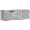vidaXL Dulap de perete, gri beton, 100x36,5x35 cm, lemn prelucrat