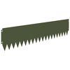 vidaXL Margine pentru gazon 10 buc. 103 x 25 cm Oțel Verde măsliniu