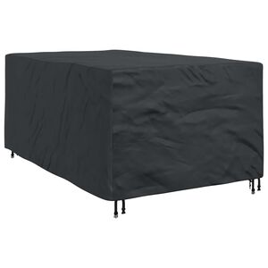 vidaXL Husă pentru mobilă Simplu Negru 143 x 225 x 90 cm 600D