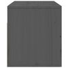 vidaXL Noptiere de perete, 2 buc., gri, 50x36x40 cm