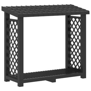vidaXL Racord pentru lemne de foc Antracit 114 x 46 x 101 cm PP