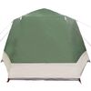 vidaXL Cort de Camping Verde 420 x 420 x 227 cm Poliester