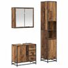 vidaXL Set de mobilier pentru baie 3 buc. Lemn Vechi Lemn prelucrat