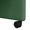 vidaXL Scaune de dining cu roți 2 pcs Gri verde 57 x 66 x 94 cm