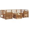 vidaXL Seturi de canapele 7 pcs natural Lemn Solid de Acacia
