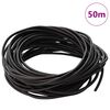vidaXL Cord din Piele Maro &icirc;nchis &Oslash;2,5 mm x 50 m Piele