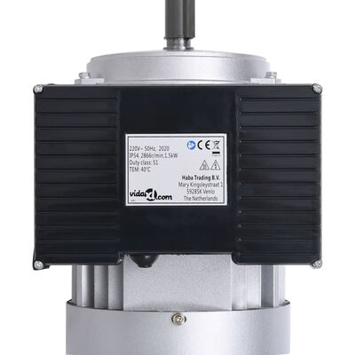 vidaXL Motor electric monofazat aluminiu 1,5kW / 2CP 2 poli 2800 RPM