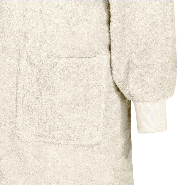 vidaXL Hanorac pătură KINN Crem L Bumbac