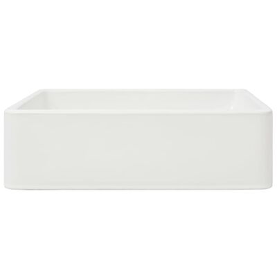 vidaXL Chiuvetă ceramică, alb, 41 x 30 x 12 cm