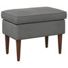 vidaXL Taburet Gri &icirc;nchis 55 x 35 x 41 cm Catifea