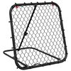 vidaXL Plasă de ricoșeu fotbal, reglabilă, negru, 84x73x60-80 cm, oțel
