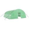 vidaXL Seră cu cadru din oțel, verde, 48 m&sup2;, 8x6x2,85 m