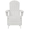 vidaXL Scaun Adirondack Alb 82 x 74 x 92 cm HDPE
