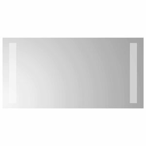 vidaXL Oglindă de baie cu LED Transparent 40 x 20 cm sticlă securizată