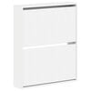 vidaXL Dulap pentru pantofi montat pe perete DELFT 71 x 17 x 86 cm Alb