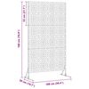 vidaXL Ecran de intimitate Gri 100 x 50 x 180 cm