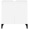 vidaXL Dulap de chiuvetă, alb, 58x33x60 cm, lemn prelucrat