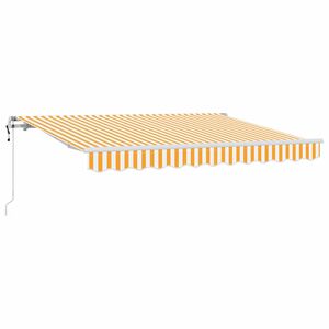 vidaXL Cortina Retractabilă Galben 250 x 200 cm țesătură