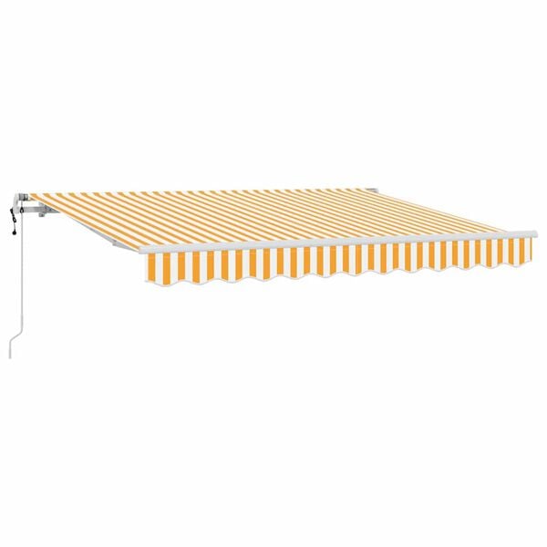 vidaXL Cortina Retractabilă Galben 250 x 200 cm țesătură