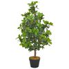 vidaXL Plantă artificială dafin cu ghiveci, verde, 90 cm