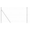 vidaXL St&acirc;lp de gard. Galvanizat 25 x 1,4 m Oțel