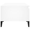 vidaXL Măsuță de cafea, alb, 90x50x36,5 cm, lemn prelucrat