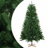vidaXL Brad de Crăciun artificial 150 cm PVC și lemn masiv de pin