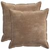 vidaXL Husă pentru pernă 2 buc. HOUTEN Maro 60 x 60 cm