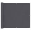 vidaXL Paravan de balcon, antracit, 90x700 cm, 100% poliester oxford