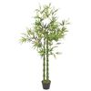 vidaXL Plantă artificială bambus cu ghiveci, verde, 160 cm