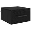 vidaXL Dulap de noapte 35 x 35 x 20 cm Lemn prelucrat Stejar negru