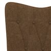 vidaXL Scaun de relaxare, maro, material textil