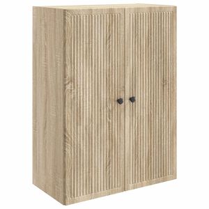 vidaXL Dulap montat pe perete Stejar Sonoma 66 x 34,5 x 90 cm
