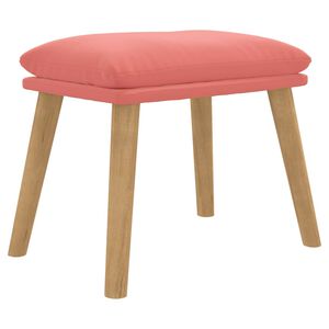 vidaXL Taburet, roz, 45x29,5x35 cm, catifea