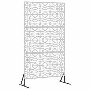 vidaXL Ecran de intimitate Gri 100 x 50 x 180 cm Oțel